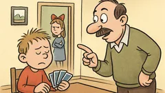 Vic: Oče vpraša Honzíka o goljufanju