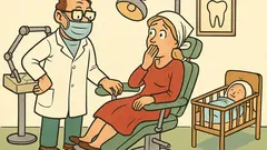 Vic: Dekle pride k zobozdravniku ...