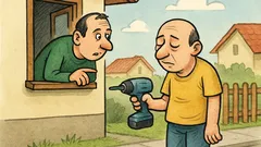 Vic: Sosed, bi mi za vikend posodil vrtalnik?