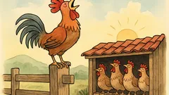 Vic: Zakaj petelin kikirika proti nebu?