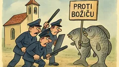 Vic: V Třebonju brutalno zatrta demonstracija …