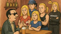 Vic: Slepi moški vstopi v ženski bar