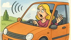 Vic: Blondinka se pelje z avtom…