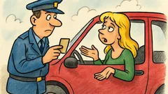 Vic: Policist ustavi plavolasko na cesti