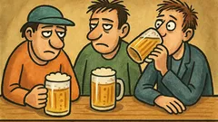 Vic: Sedijo trije fantje za šankom…