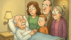 Vic: Šparovni mož na smrtni postelji