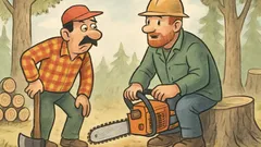 Vic: Mujo pride v Kanado kot drvoskač