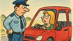 Vic: Policist ustavi plavolasko in vpraša