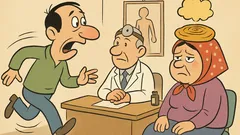 Vic: Mujo priteče v ambulanto po pomoč