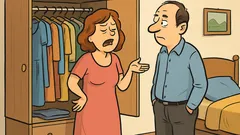 Vic: Žena pred omaro: Nimam kaj obleči!