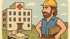 Vic: Chuck Norris zgradi bolnišnico...