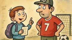 Vic: Ivica pride iz šole ...