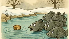 Vic: Krap opazi kruh na ribniku…