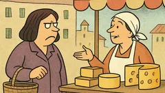 Vic: Žena pride na tržnico po sir