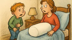 Vic: Pepček pride k mamici z bolečim trebuhom