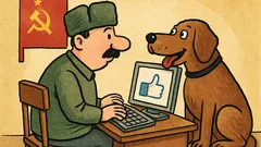 Vic: Kaj počne ruski pes na Facebooku?
