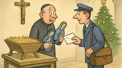 Vic: Župnik gre med adventom v toplice…