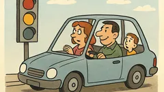 Vic: Oranžna luč na semaforju pomeni...