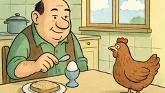 Vic: Kaj je bilo prej: jajce ali kokoš?