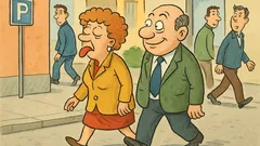 Vic: Vedno hodi pred možem po ulici