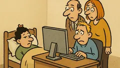 Vic: Fata se zaposli in dobi računalnik