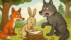 Vic: V gozdu sedi zajec in piše