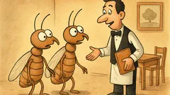 Vic: Dva termita prideta v restavracijo...