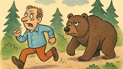 Vic: Kakšne korake narediš pri medvedu?