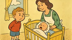 Vic: Mali Pepi sprašuje o novem bratcu