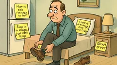 Vic: Mož najde sporočilo v čevlju