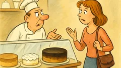 Vic: Mlada žena vstopi v slaščičarno ...