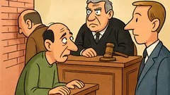 Vic: V sodni dvorani sodnik vpraša ...