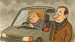 Vic: Žena vozi, smog kot mleko