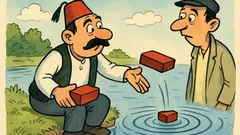 Vic: Sedi Mujo na obali z opeko