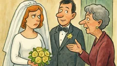 Vic: Tašča na poroki kritizira obleko