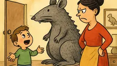 Vic: Mama, mama, videl sem miša!