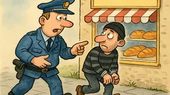 Vic: Policist ujame tatu pri pekarni