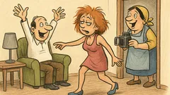 Vic: Bravo, hči, zdaj pa en korak...