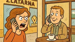 Vic: Žena pokliče moža na telefon