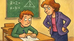 Vic: Perica rešuje izpit iz matematike