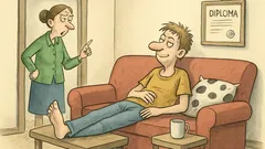 Vic: Uči se, sine, da ti