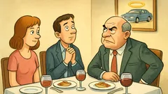 Vic: Hčerka pripelje zaročenca k očetu tajkunu