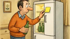 Vic: Žena mi pusti sporočilo na hladilniku