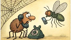 Vic: Pokliče pajek muho po telefonu