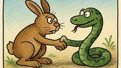 Vic: Zajček reče kači: »Oprosti ...«