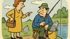 Vic: Žena pospremi moža na ribolov