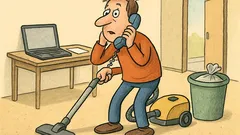 Vic: Pokliče čistilka: »Imam home office«
