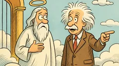 Vic: Sveti Peter vrne Einsteina na Zemljo